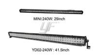 240w super slim offroad light bar double row cree led light bar 